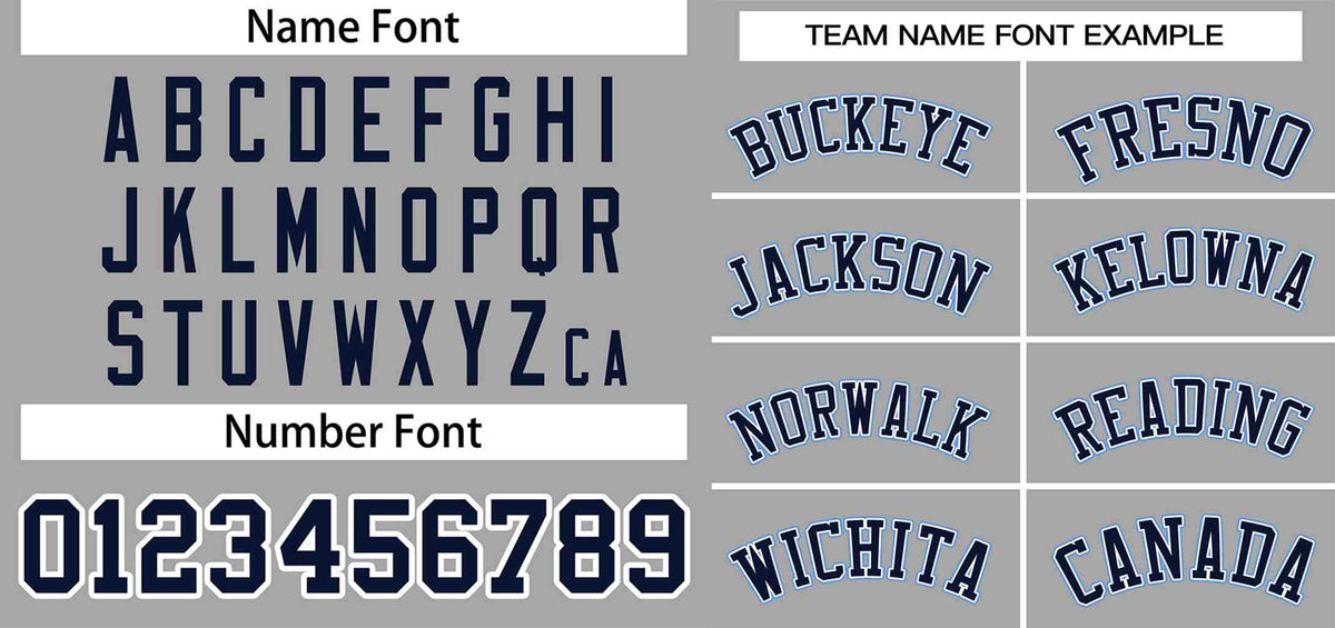 Custom Gray Navy-Light Blue Classic Style Authentic Two-Button Softball Jersey