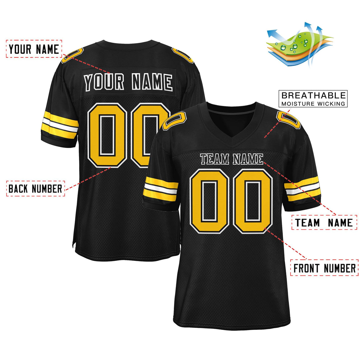 customized football jersey black buyer&#39;s show