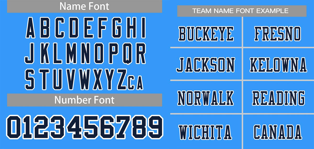 Custom Powder Blue Navy-White Classic Style Mesh Authentic Football Jersey