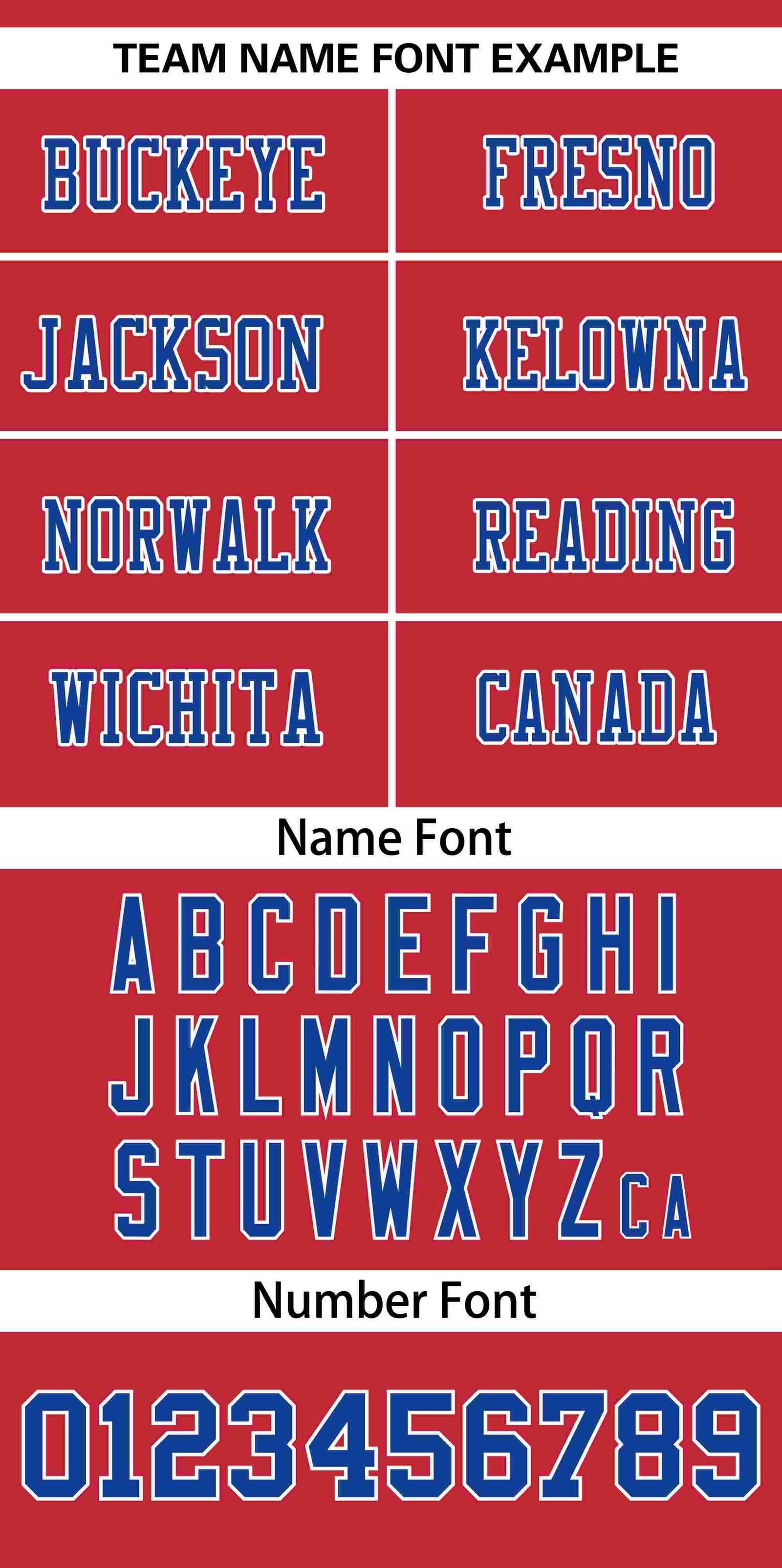 Custom Red Royal Insert Color Design Mesh Authentic Football Jersey