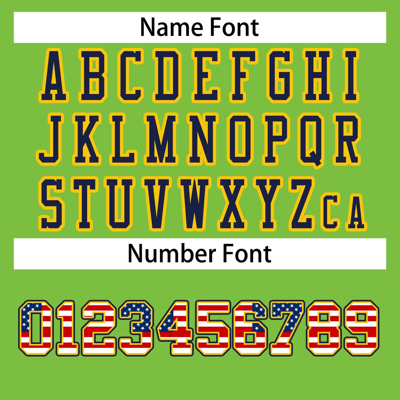 Custom Neon Green Navy-Gold Classic Style Authentic Football Jersey