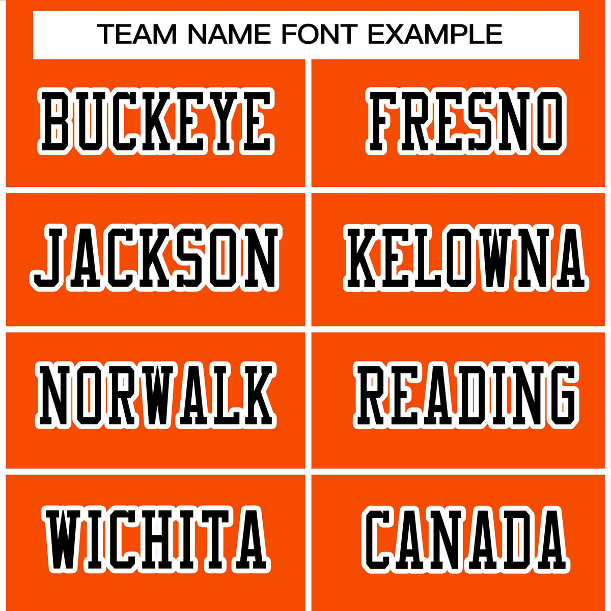 Custom Orange Black-White Classic Style Authentic Football Jersey