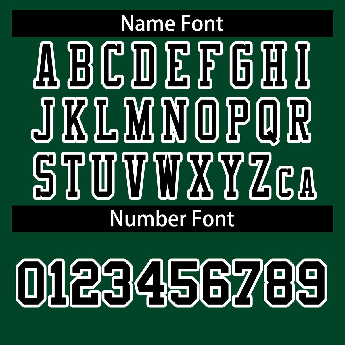 Custom Green Black-White Classic Style Authentic Football Jersey