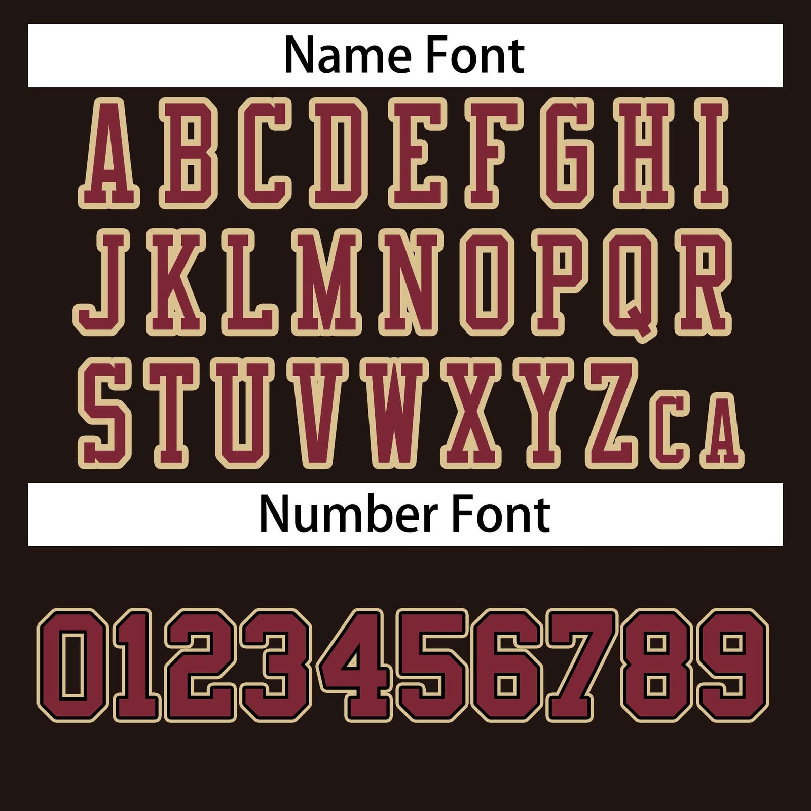 Custom Brown Crimson-Old Gold Classic Style Authentic Football Jersey