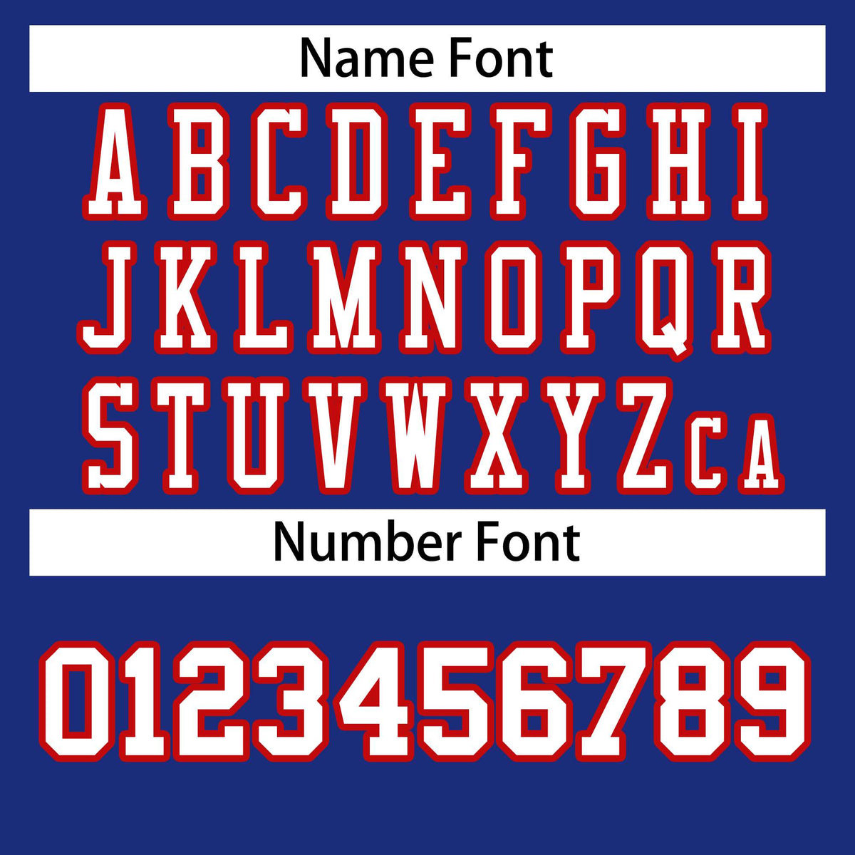 Custom Royal White-Red Classic Style Authentic Football Jersey