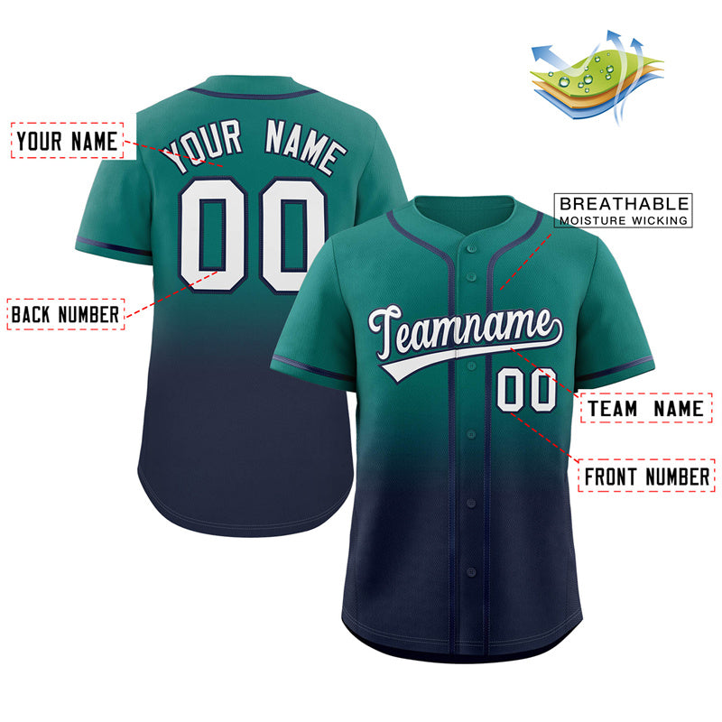 Aqua Baseball Jersey