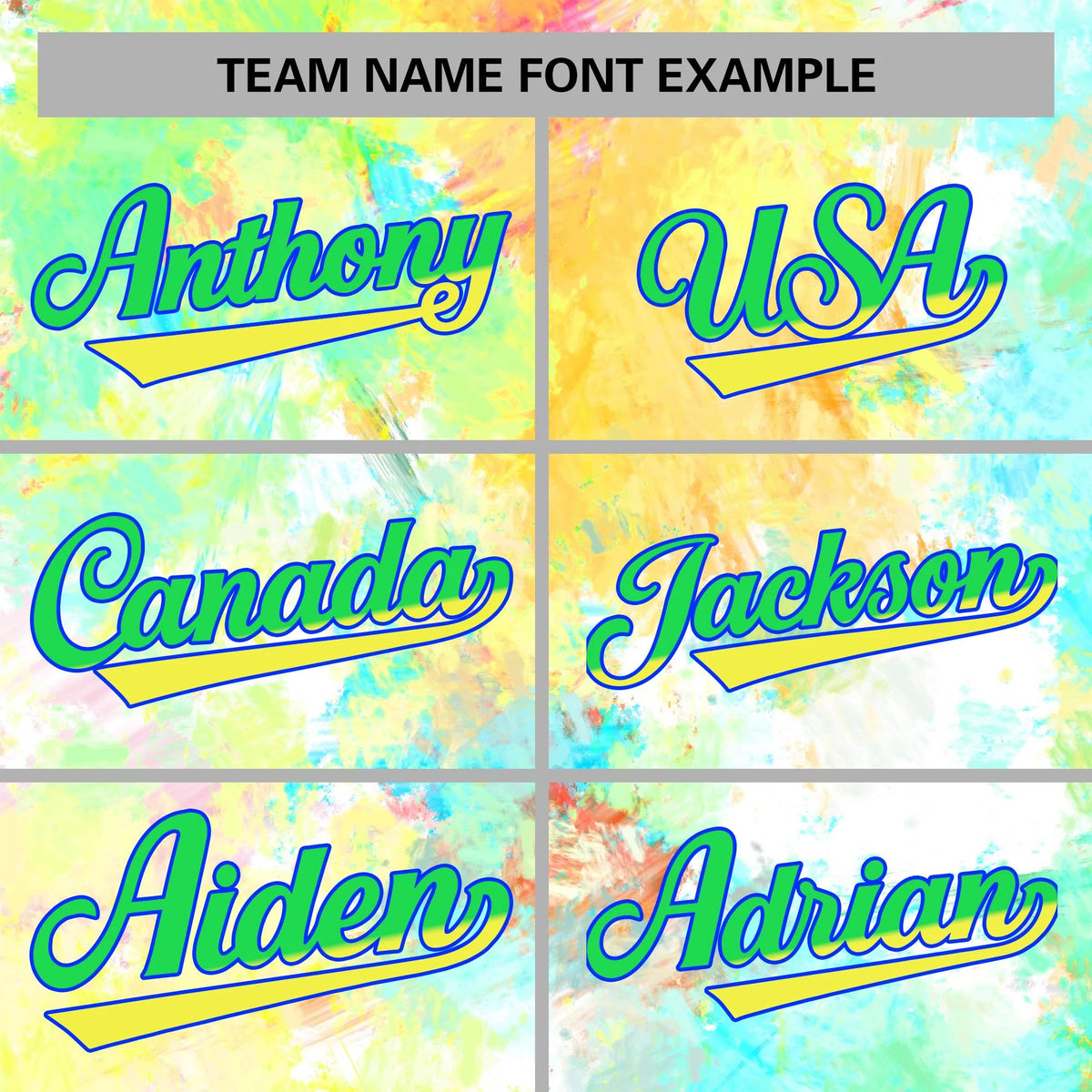 Custom Neon Green Gold-Royal Splashes Graffiti Pattern Varsity Jacket for Team