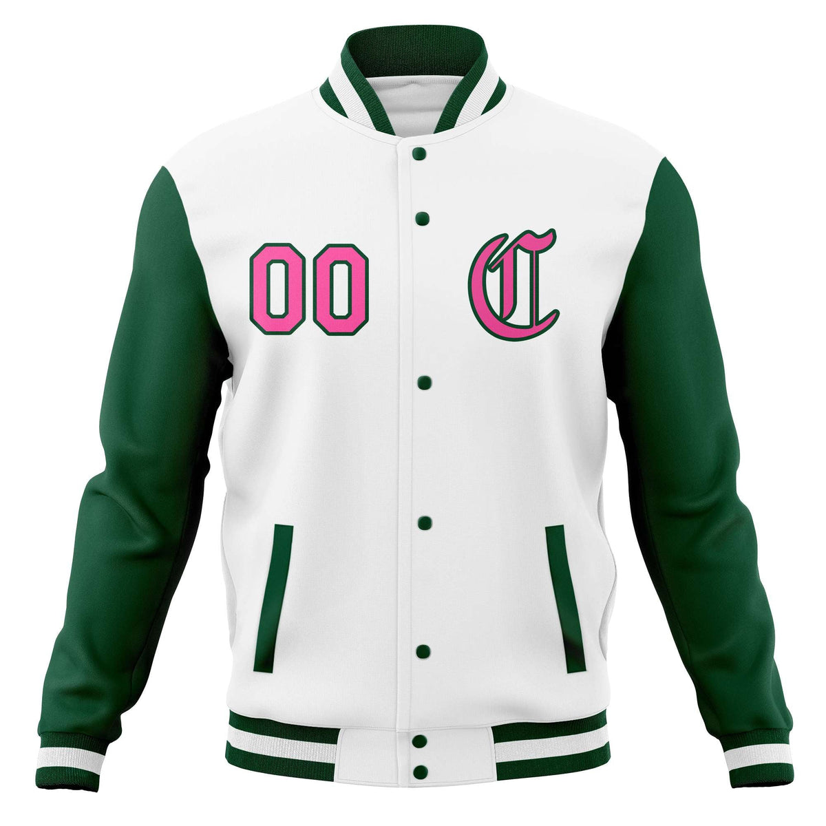 Custom Men&#39;s Full-Snap Baseball Coats Varsity Letterman Jackets