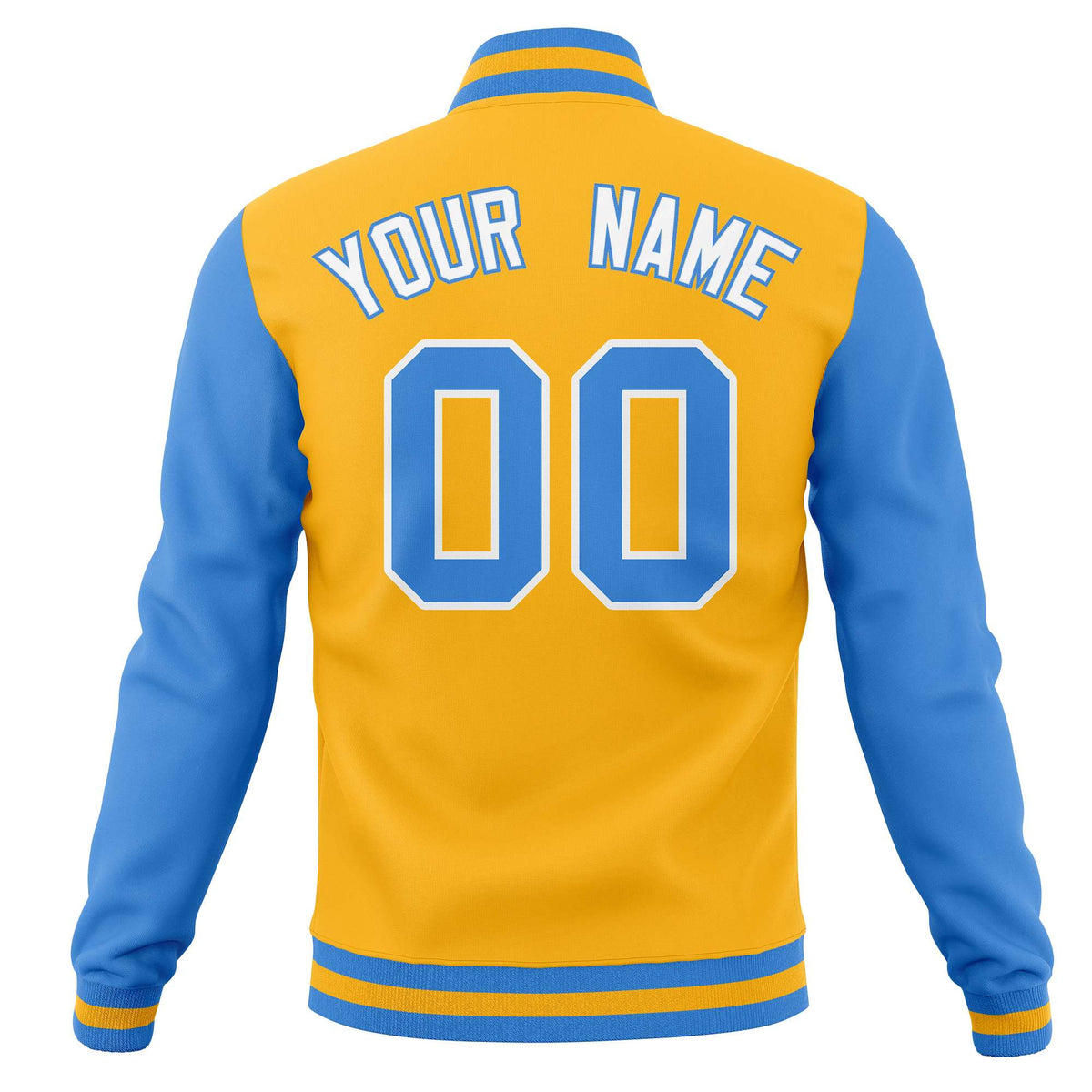 Custom Varsity Letterman Jacket Personalized Full-Snap Stitched Baseball Coats