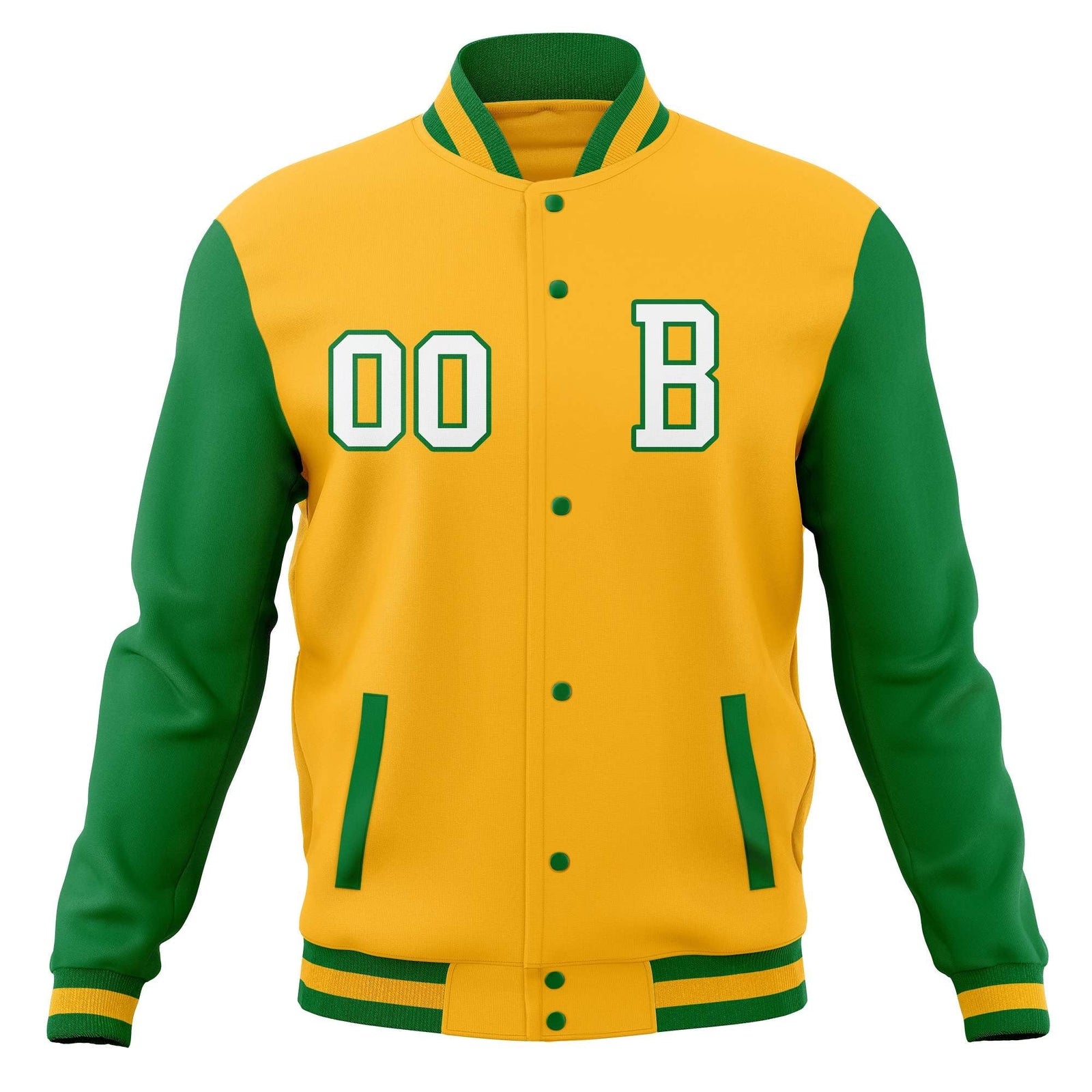 Custom Full-Snap Baseball Varsity Bomber Jackets with Personalized Coats