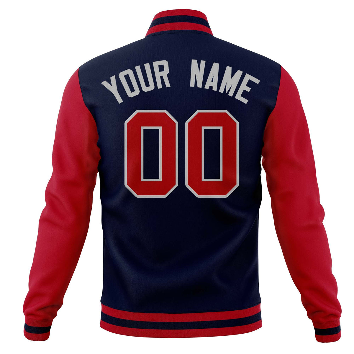 Custom Varsity Letterman Jacket Personalized Full-Snap Stitched Baseball Coats