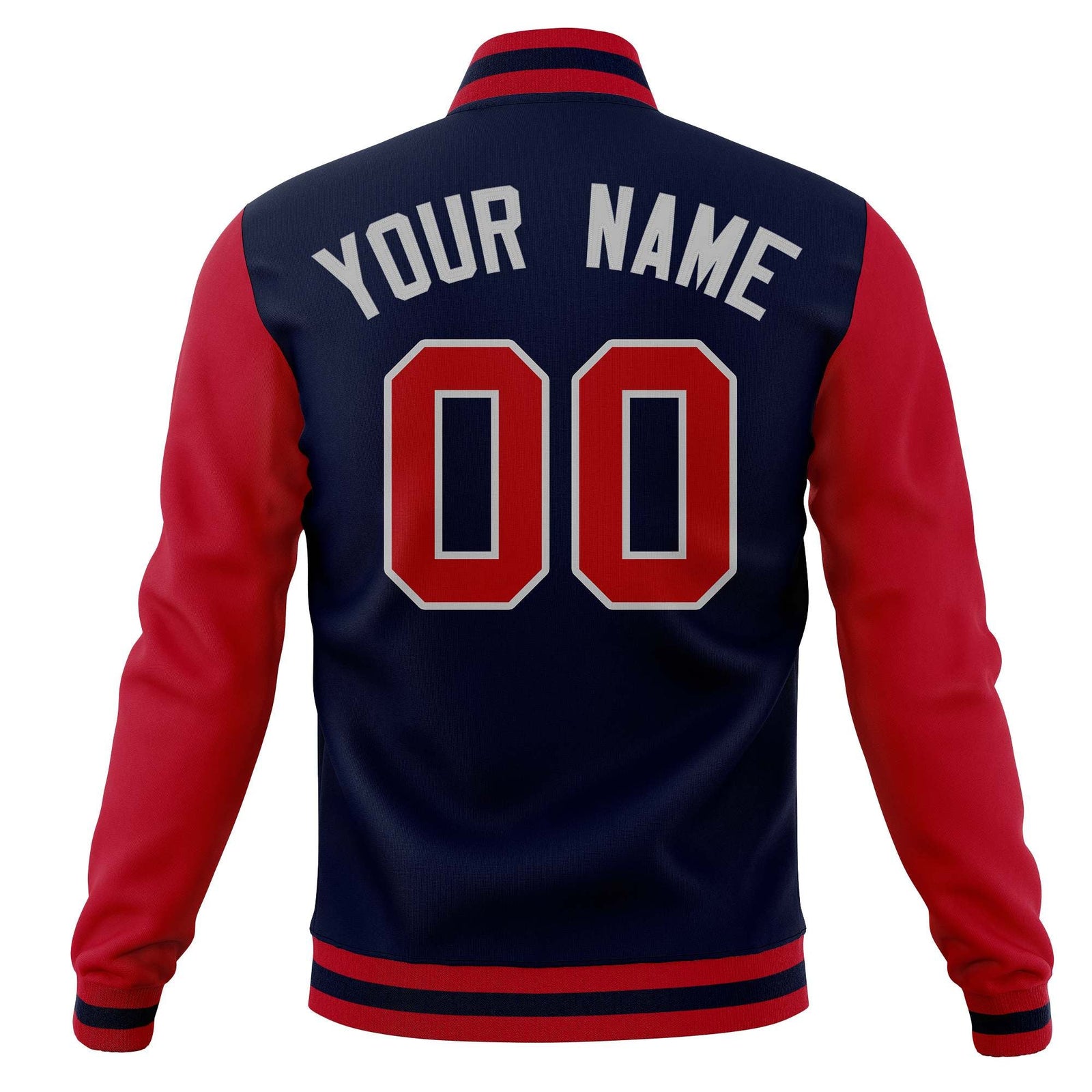 Custom Varsity Letterman Jacket Personalized Full-Snap Stitched Baseball Coats