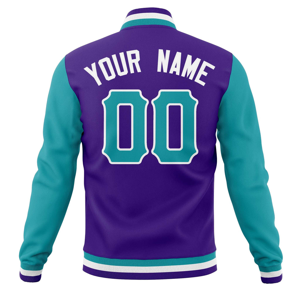 Custom Men&#39;s Casual Baseball Coats Varsity Letterman Full-Snap Jackets