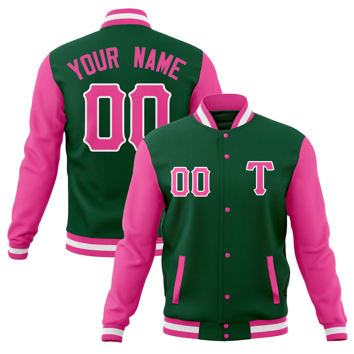 Custom Man&#39;s Varsity Baseball Jacket Cotton Blend Letterman Coats