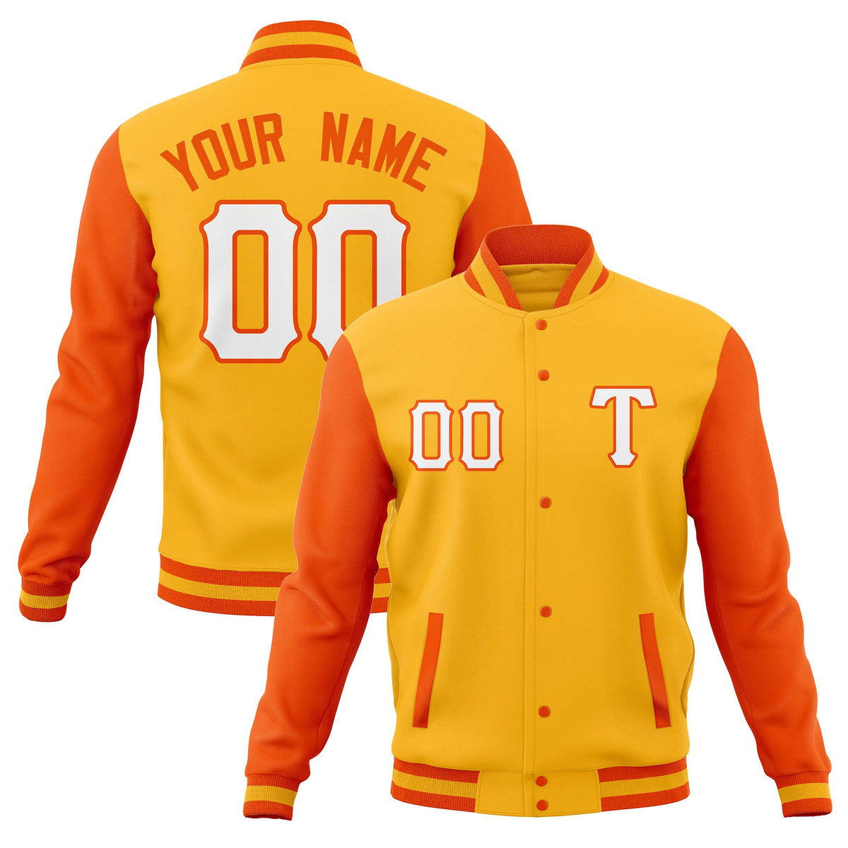 Custom Man&#39;s Varsity Baseball Jacket Cotton Blend Letterman Coats