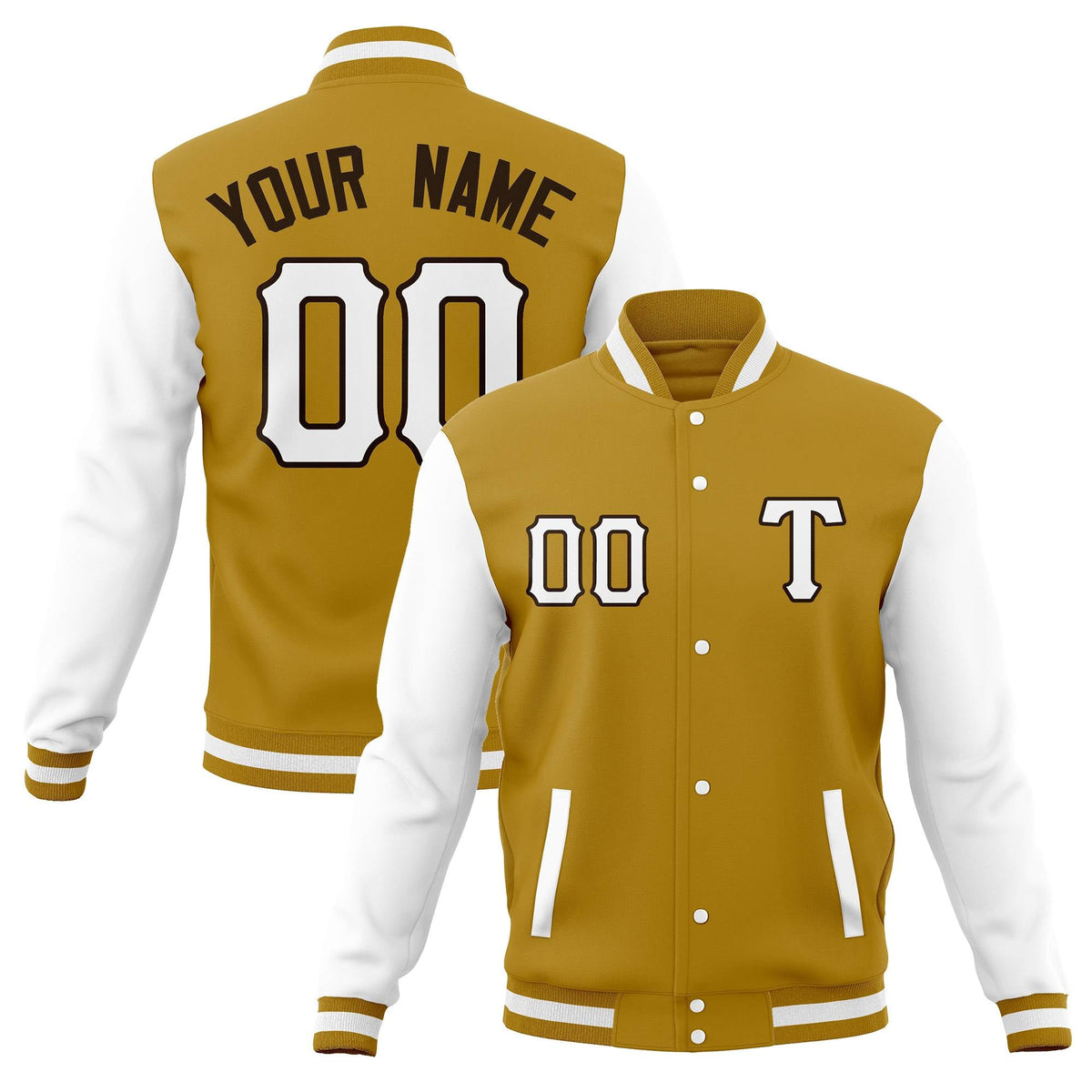 Custom Man&#39;s Varsity Baseball Jacket Cotton Blend Letterman Coats