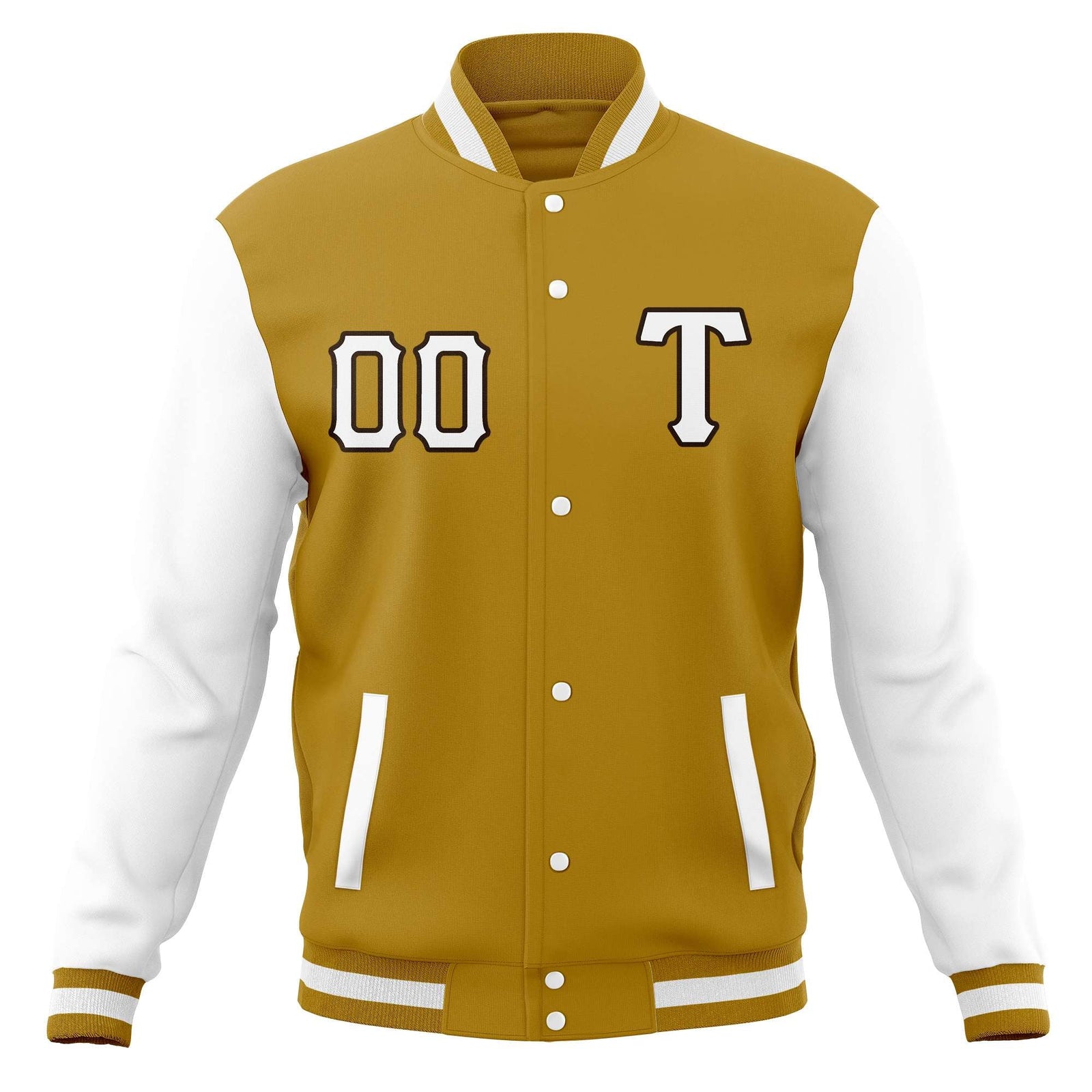 Custom Man's Varsity Baseball Jacket Cotton Blend Letterman Coats