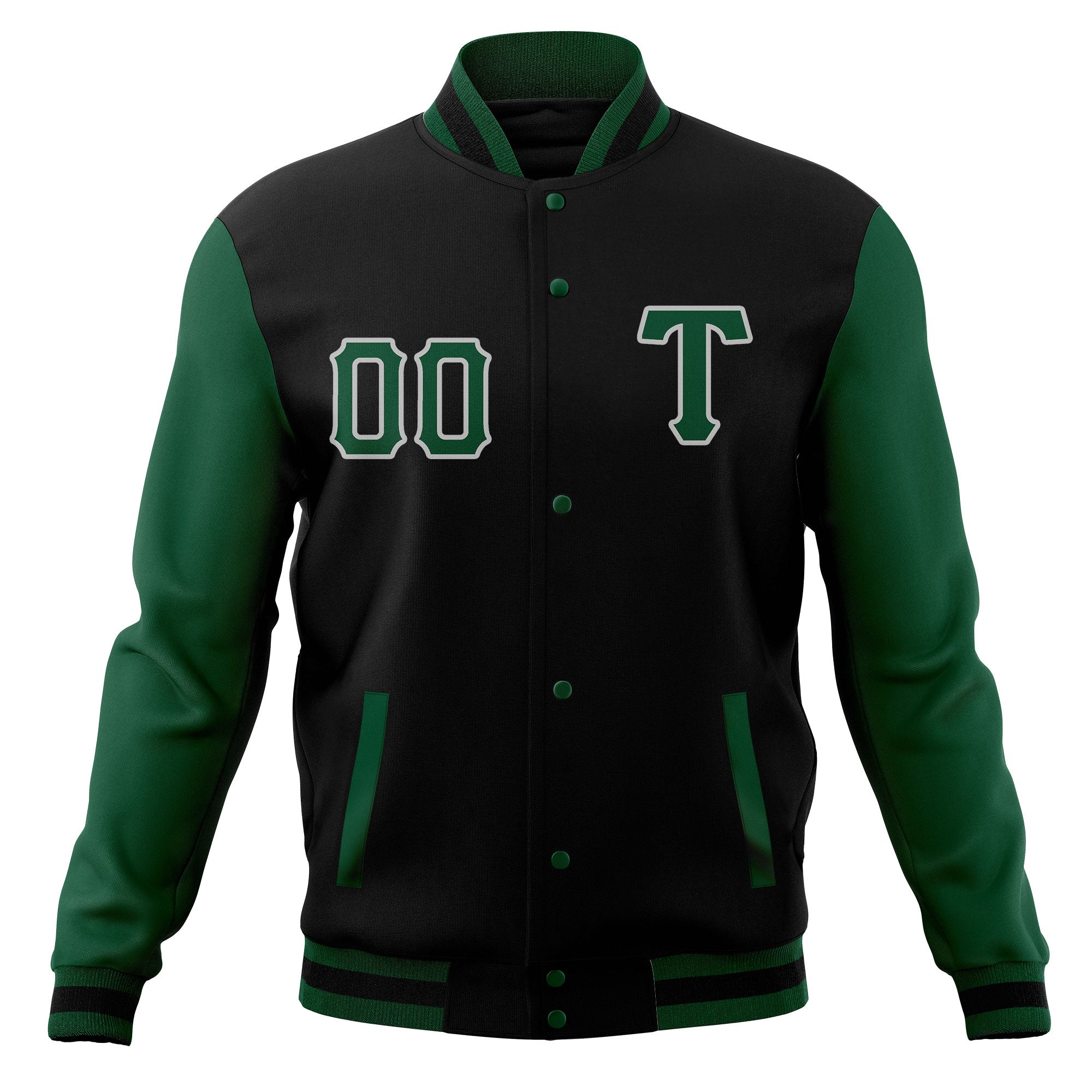 Custom Full-Snap Cotton Blend Baseball Jackets Varsity Letterman Coats