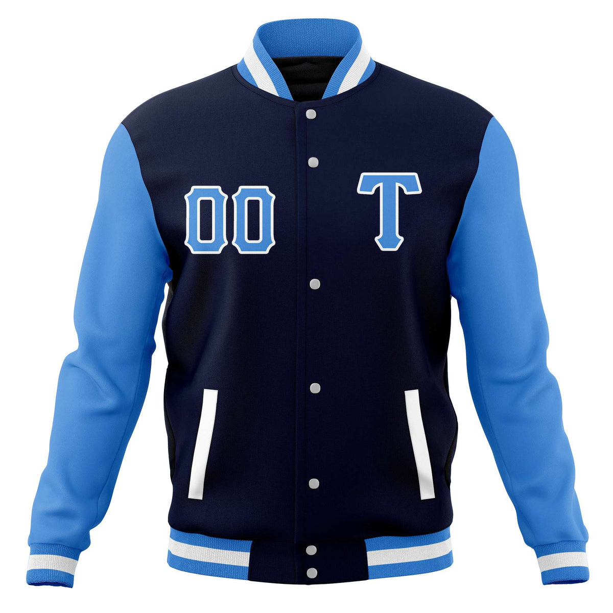 Custom Man&#39;s Varsity Baseball Jacket Cotton Blend Letterman Coats