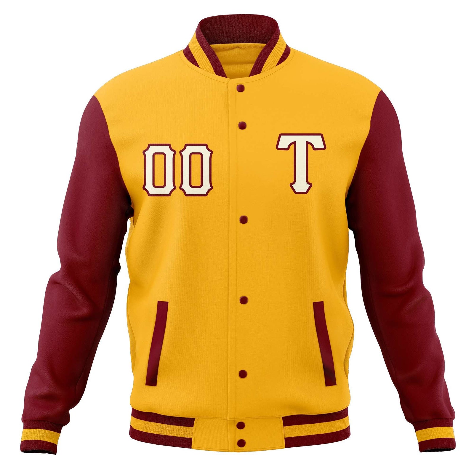 Custom Full-Snap Casual Baseball Coats Varsity Letterman Jackets