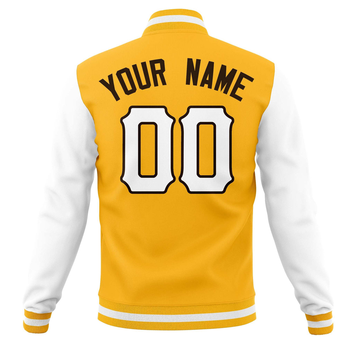 Custom Casual Baseball Jackets Varsity Letterman Full-Snap Coats for Adults