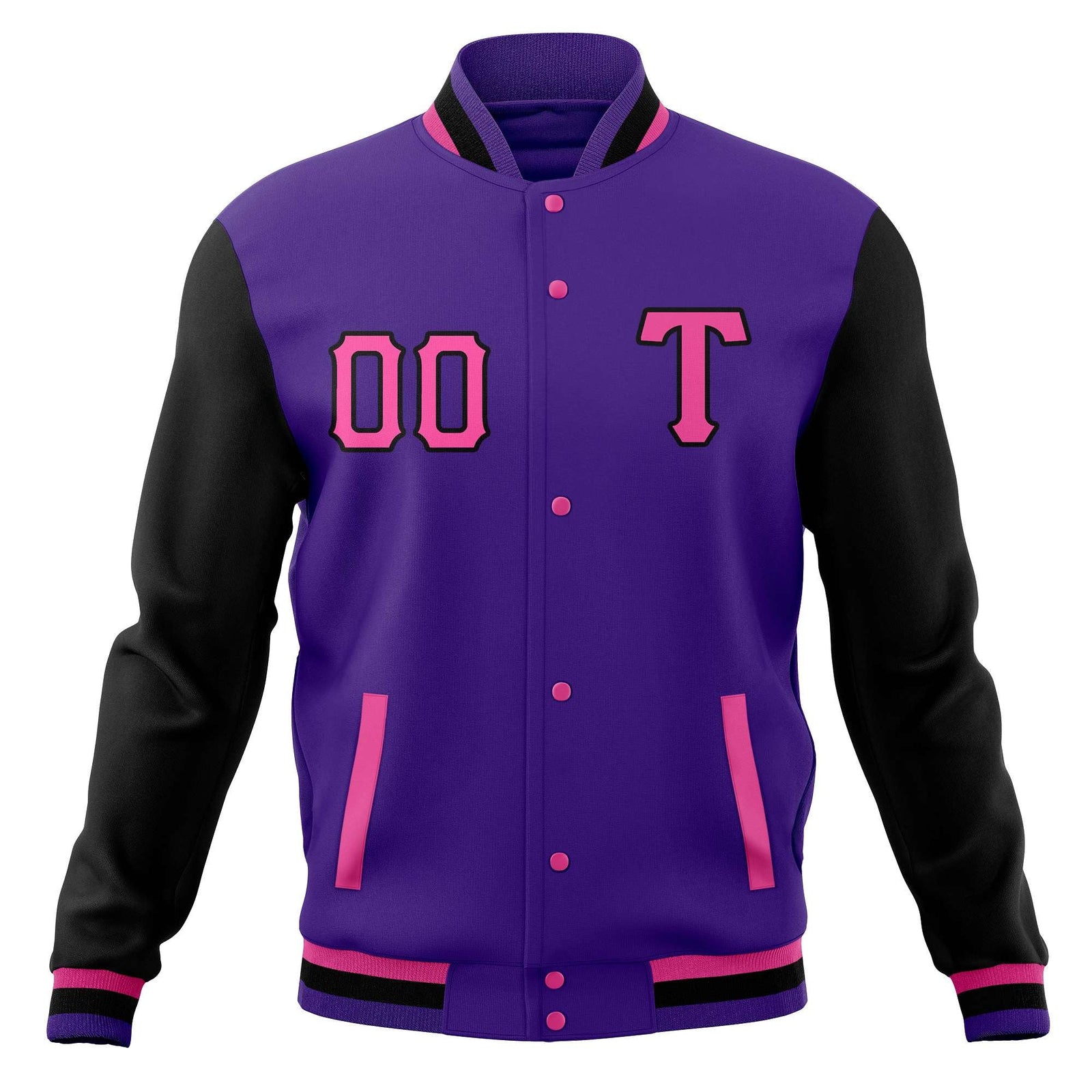 Custom Full-Snap Casual Baseball Coats Varsity Letterman Jackets
