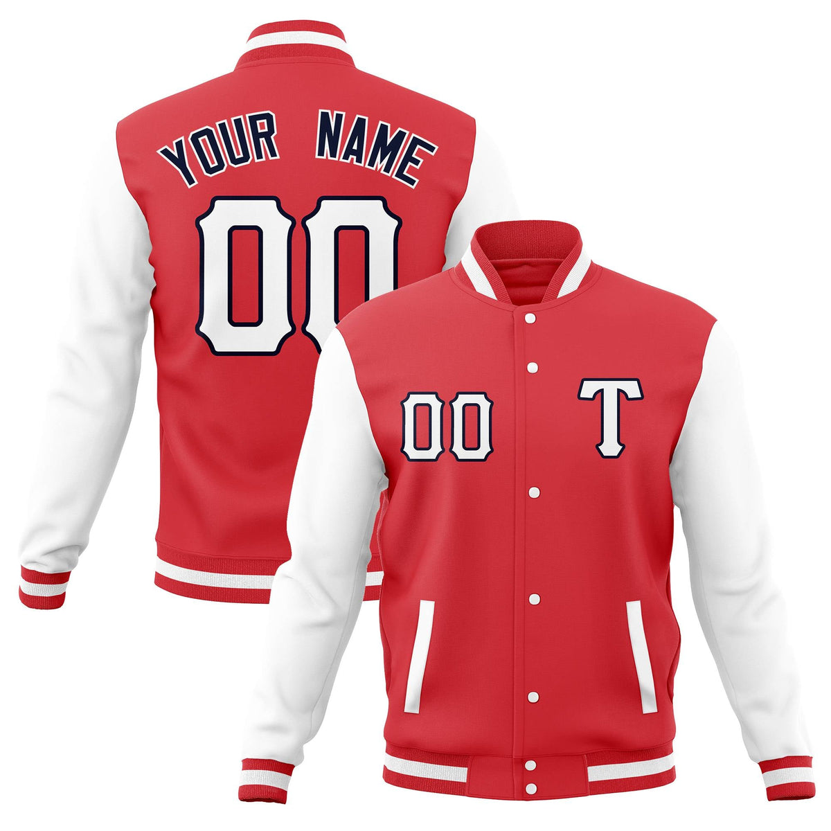 Custom Man&#39;s Varsity Baseball Jacket Cotton Blend Letterman Coats