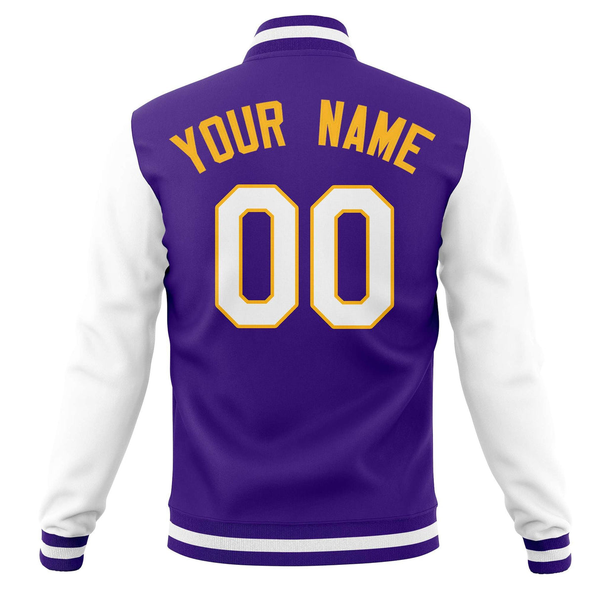 Custom Full-Snap Baseball Coats Stitched Letterman Varsity Jacket