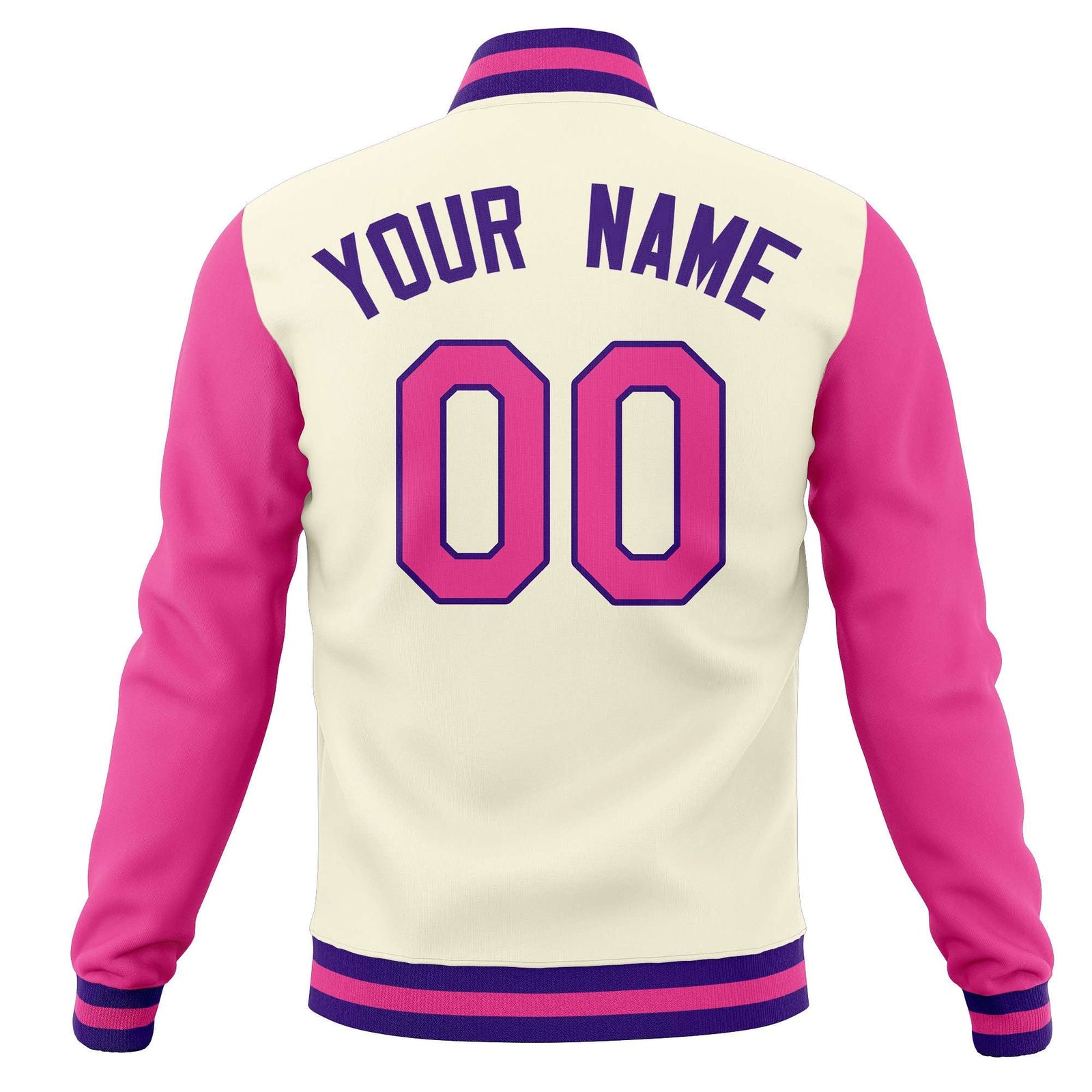 Custom Full-Snap Baseball Coats Stitched Letterman Varsity Jacket