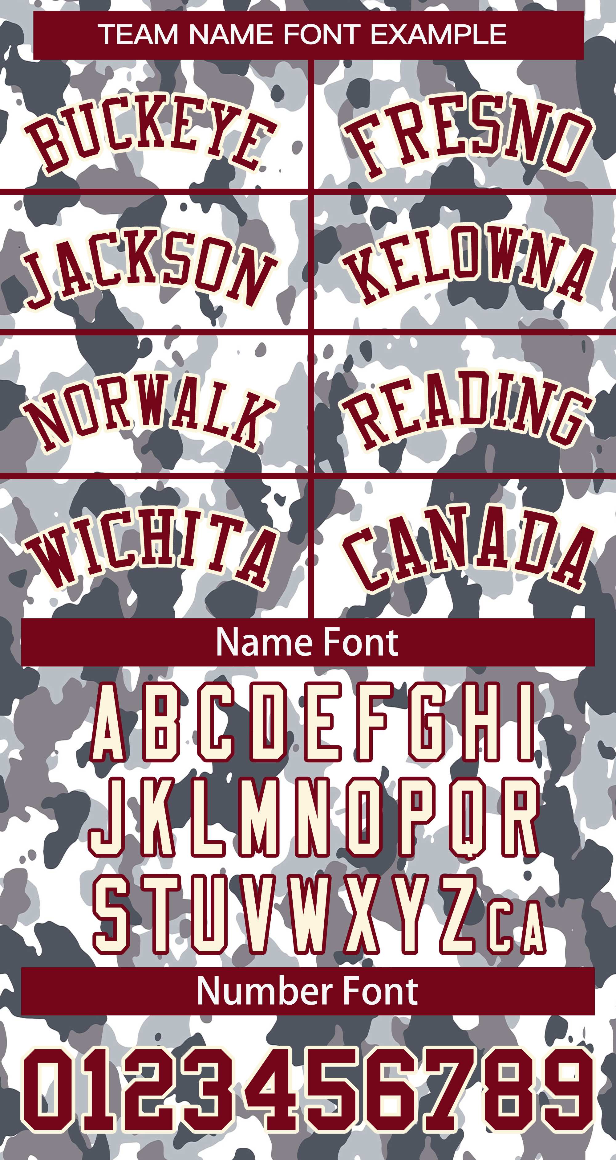 Custom Crimson White Camo Varsity Full-Snap Letterman Bomber Jacket