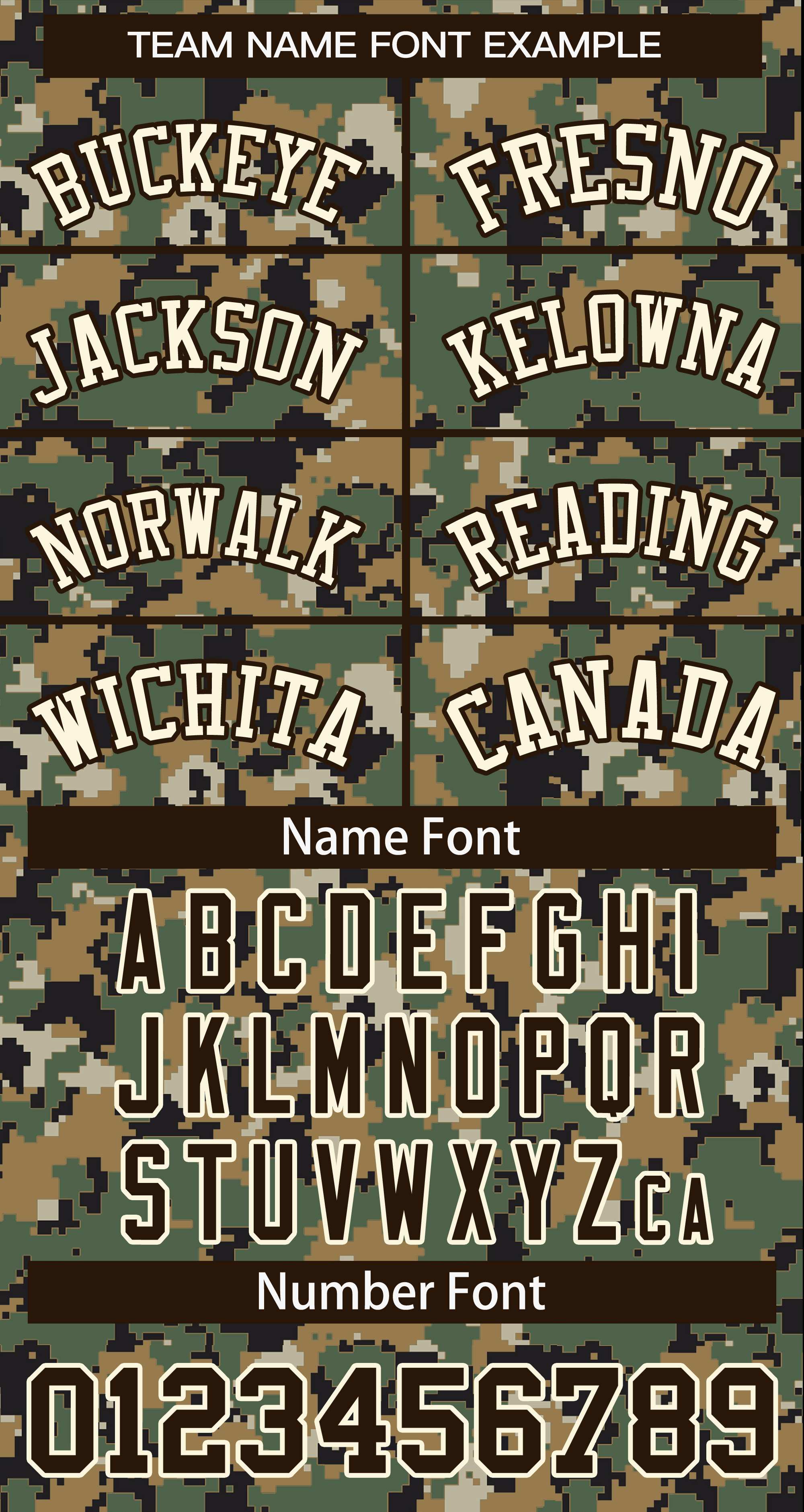 Custom Brown Cream Camo Varsity Full-Snap Letterman Bomber Jacket