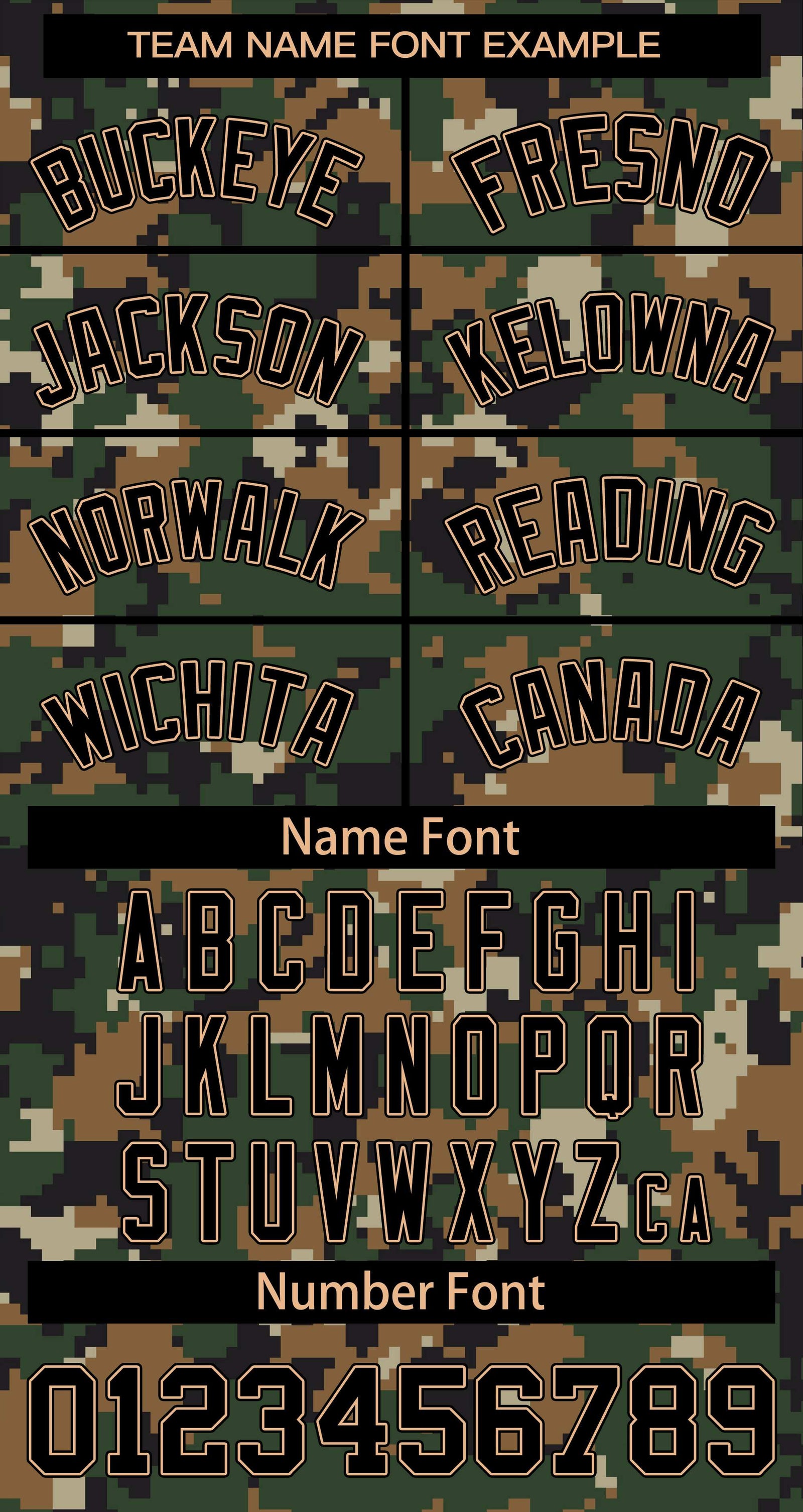 Custom Brown Black Camo Varsity Full-Snap Letterman Bomber Jacket