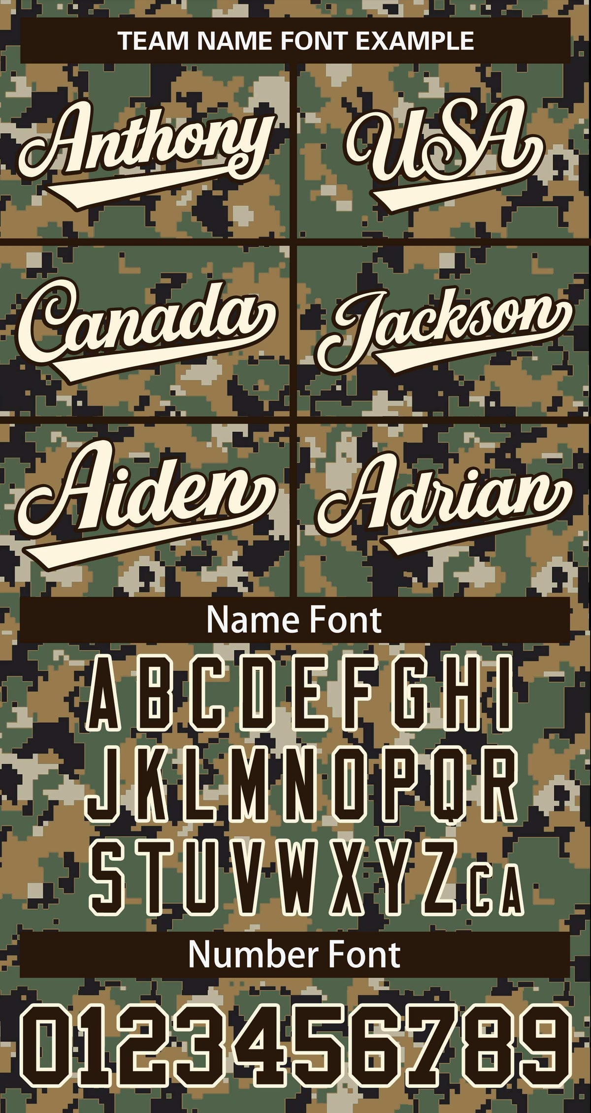 Custom Brown Cream Camo Varsity Full-Snap Letterman Bomber Jacket