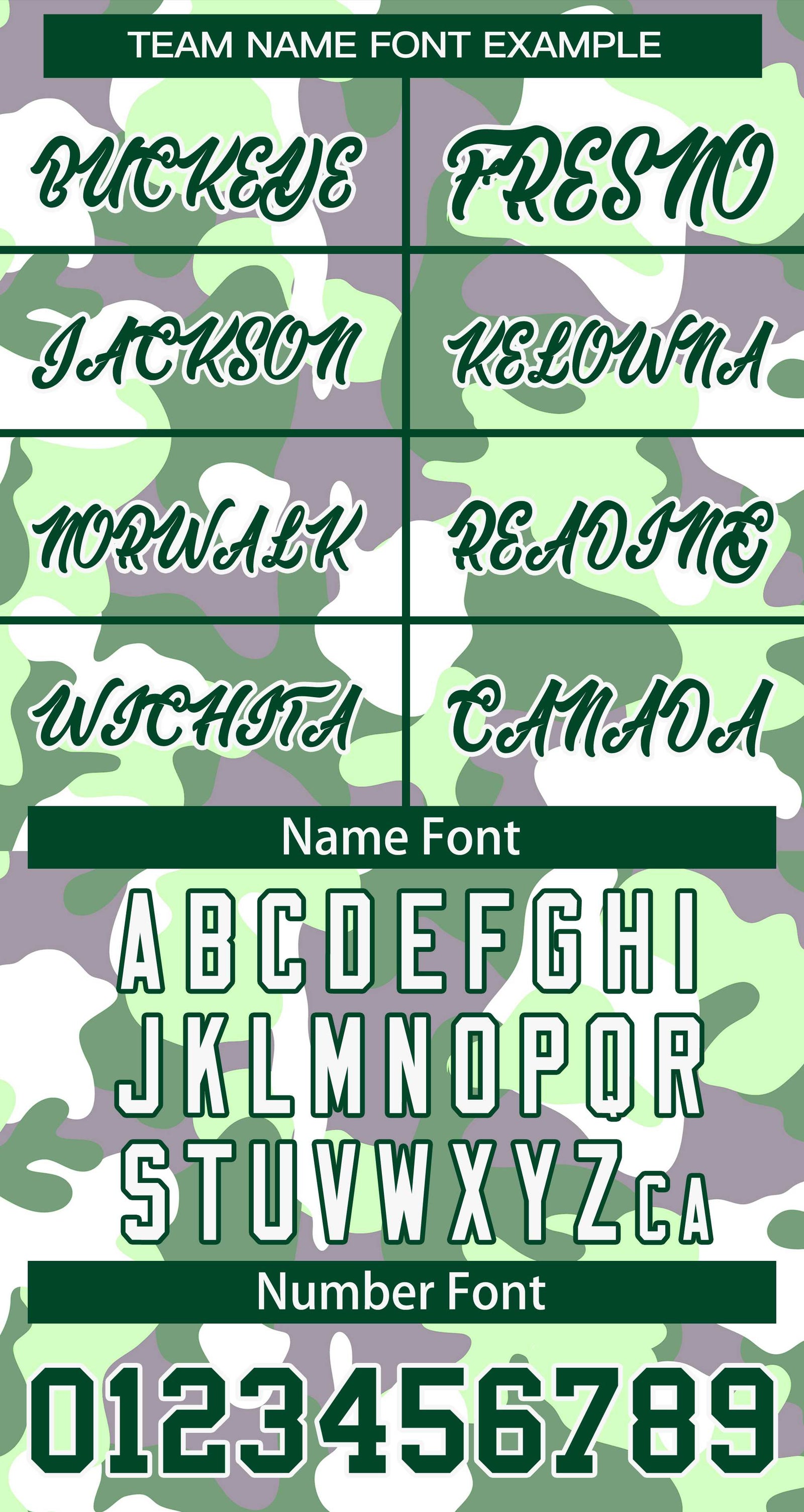 Custom Green White Camo Varsity Full-Snap Letterman Bomber Jacket