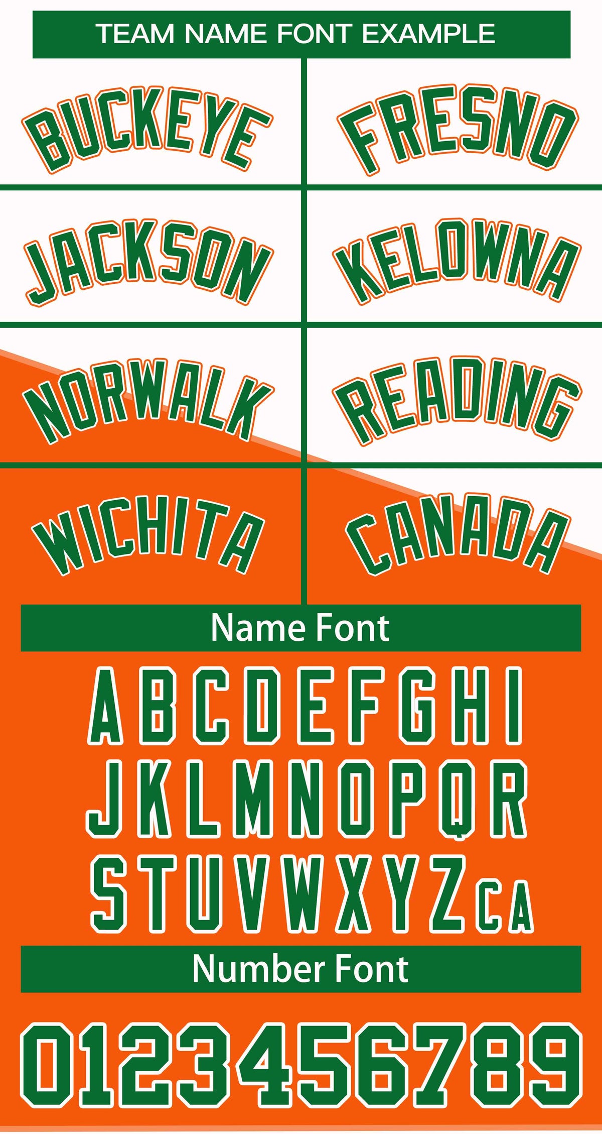 Custom Orange White-Kelly Green Color Block Bomber Varsity Full-Snap Baseball Jacket