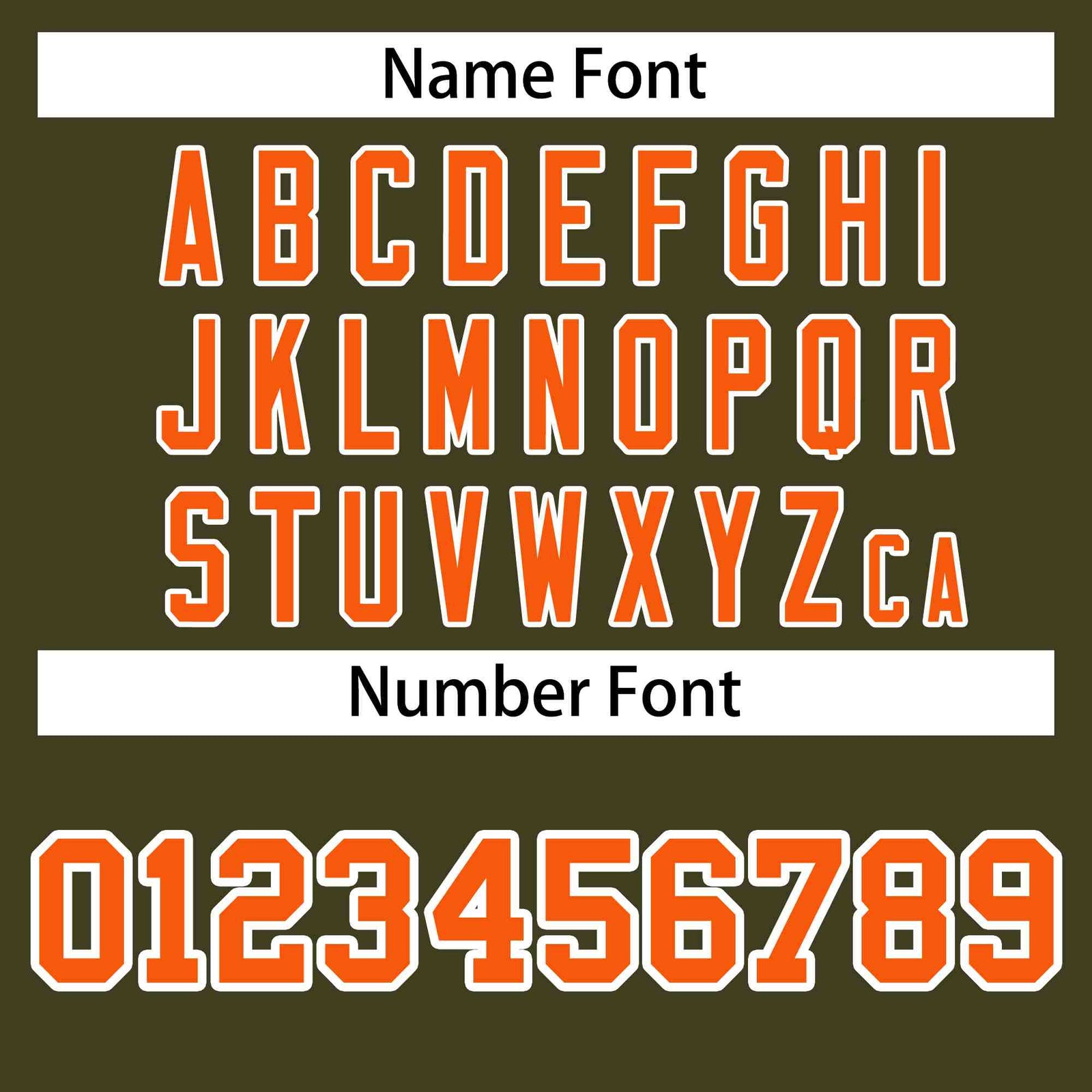 Custom Olive Orange-White Classic Style Varsity Full-Snap Letterman Jacket