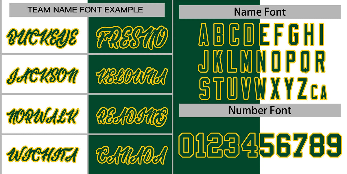 Custom Green White-Gold Letterman Two Tone Split Fashion Varsity Full-Snap Jacket