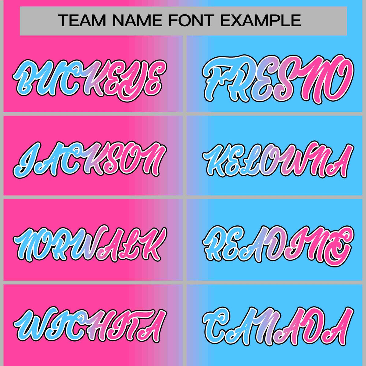 Custom Pink Powder Blue-Black Gradient Fashion Letterman Bomber Varsity Jacket