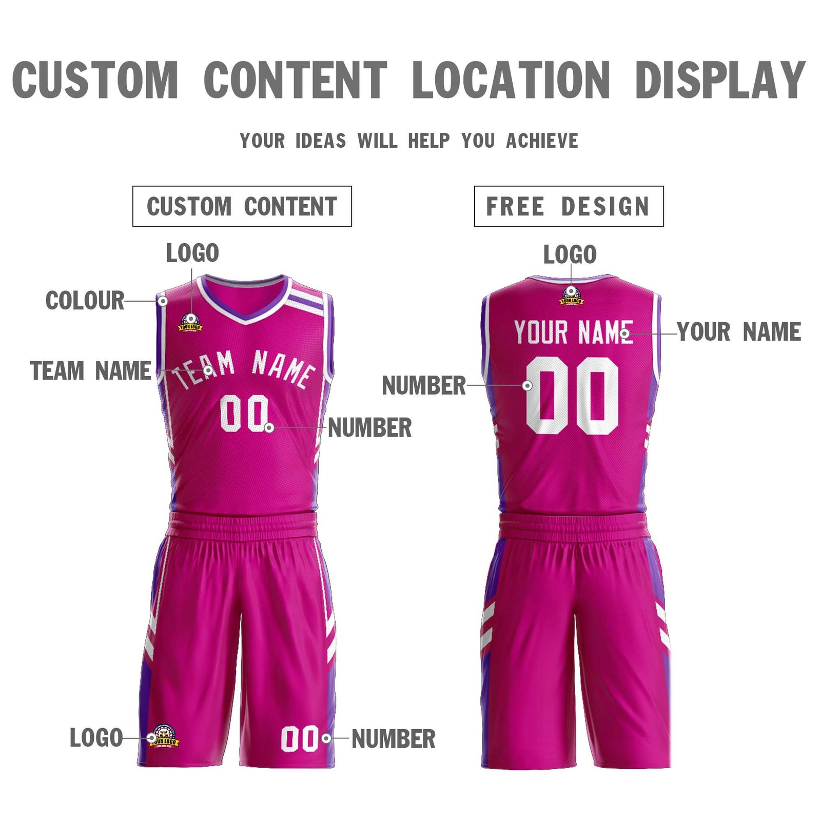 Custom Red White Classic Sets Mesh Basketball Jersey