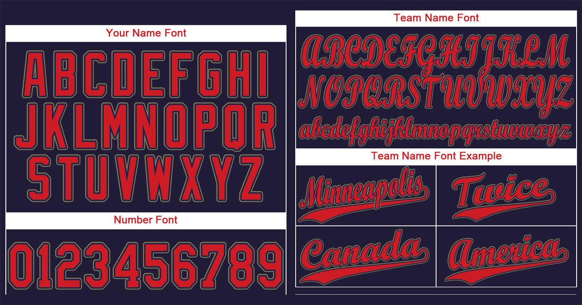 Custom Navy Red-Old Gold Hook Classic Style Authentic Baseball Jersey