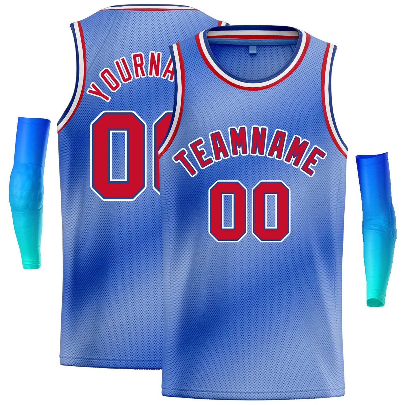 fashion  gradient basketball jersey