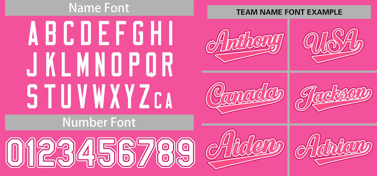 Custom Pink White Classic Style Authentic Baseball Jersey