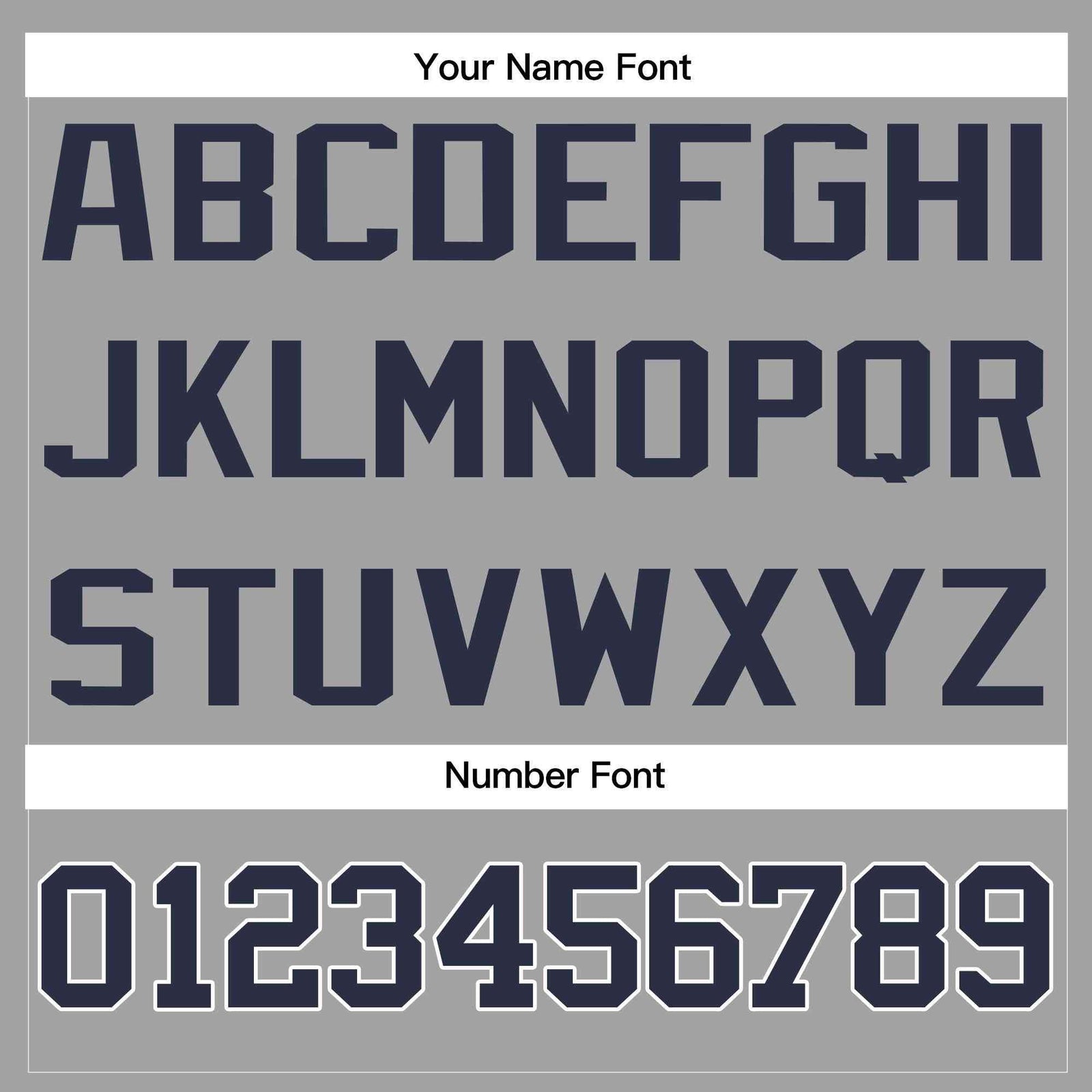 Custom Gray Navy-White Classic Style Crew neck T-Shirts Full Sublimated