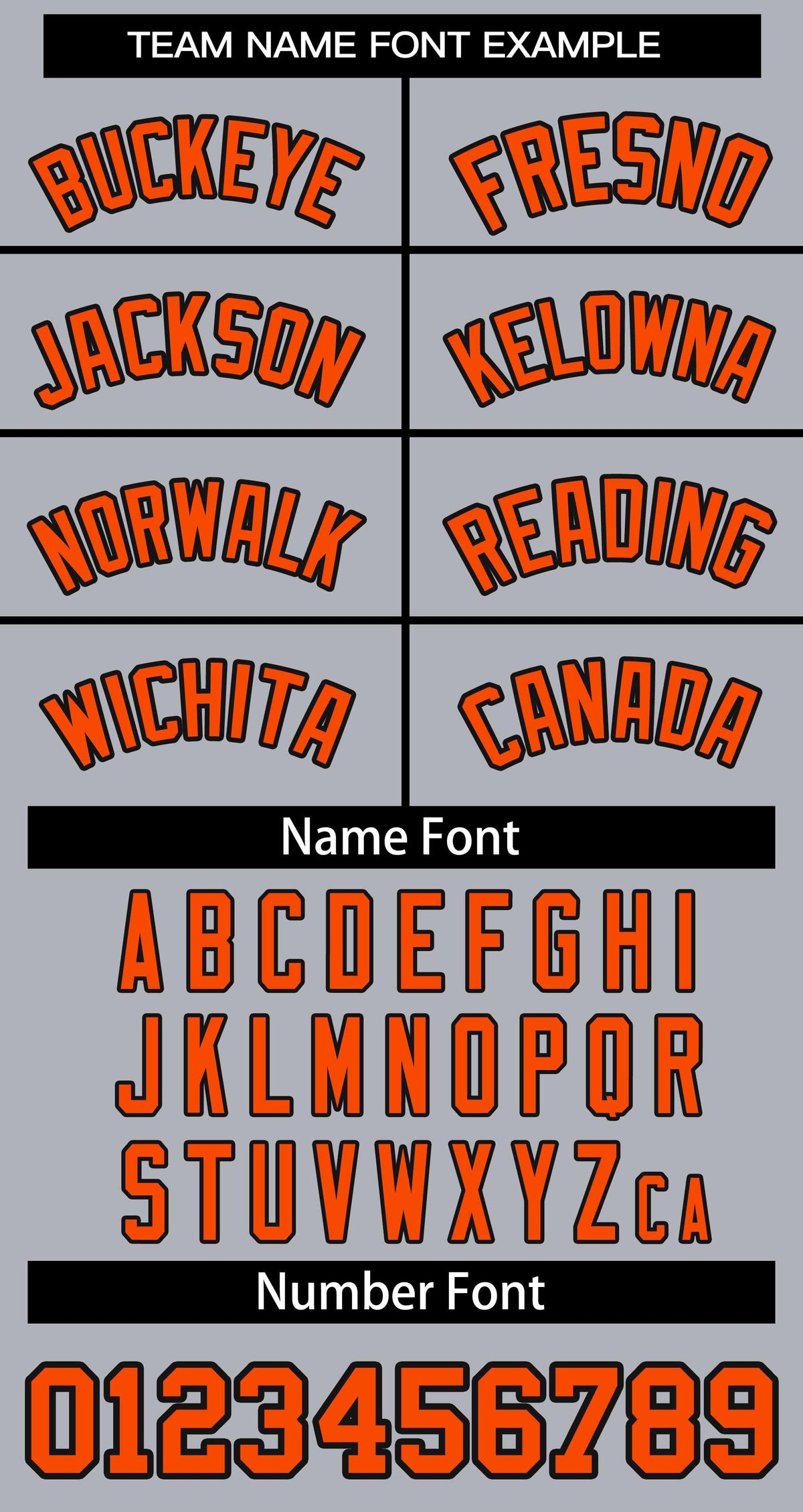 Custom Gray Orange Black Classic Style Baseball Jersey for Women