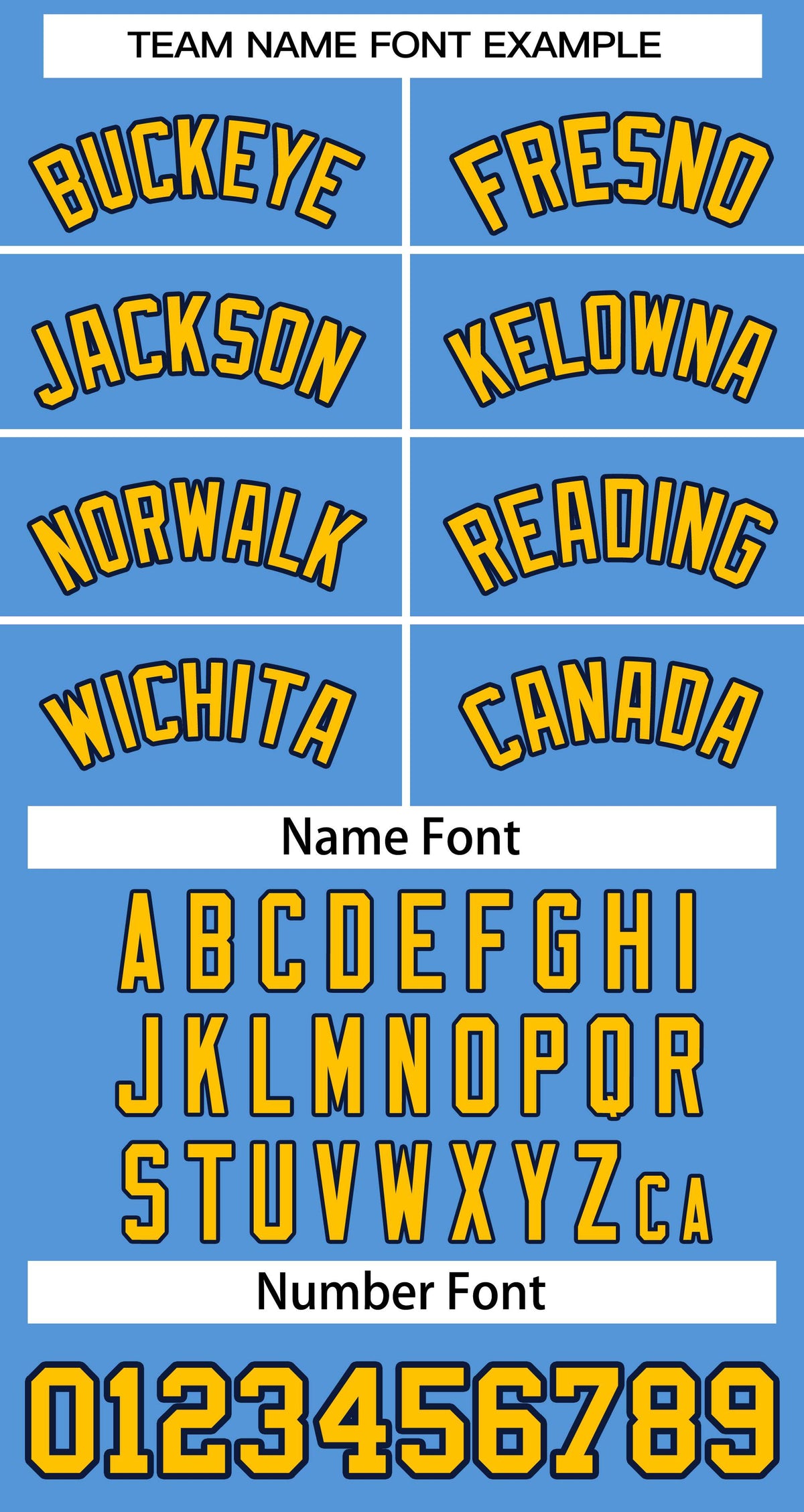 Baseball Jersey Font
