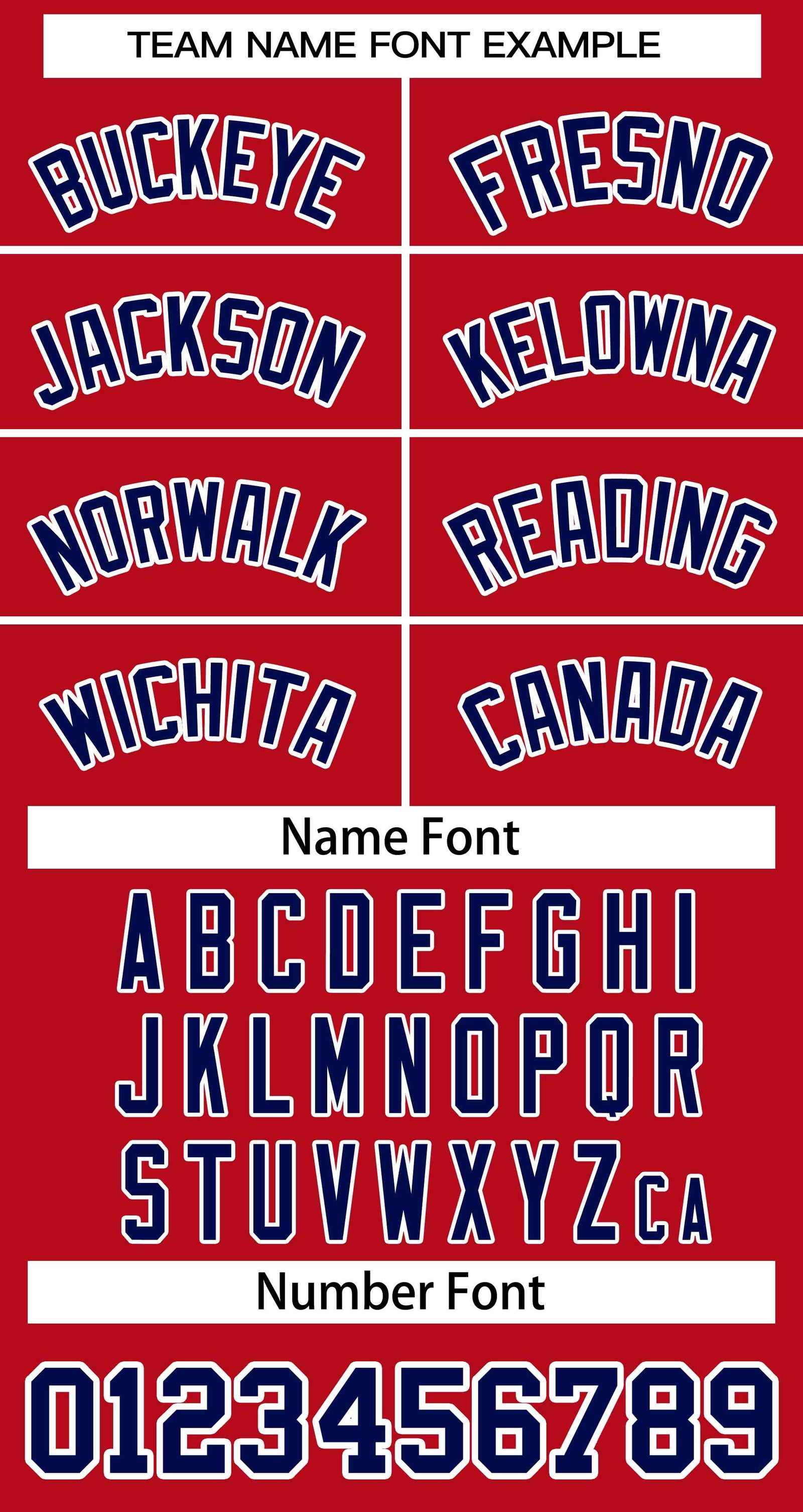 Custom Red Navy-White Classic Style Authentic Two-Button Softball Jersey