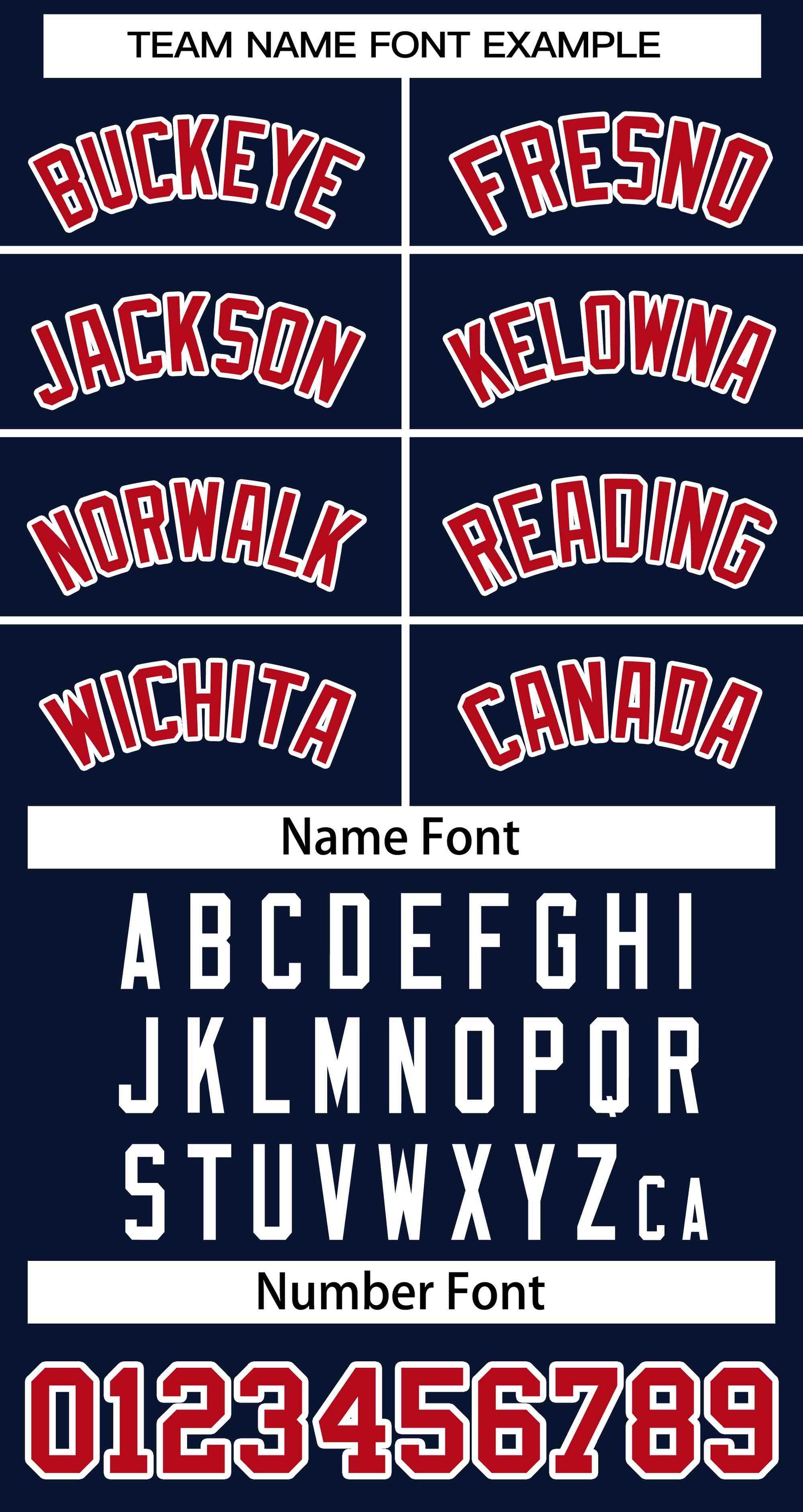 Custom Navy Red-White Classic Style Authentic Two-Button Softball Jersey