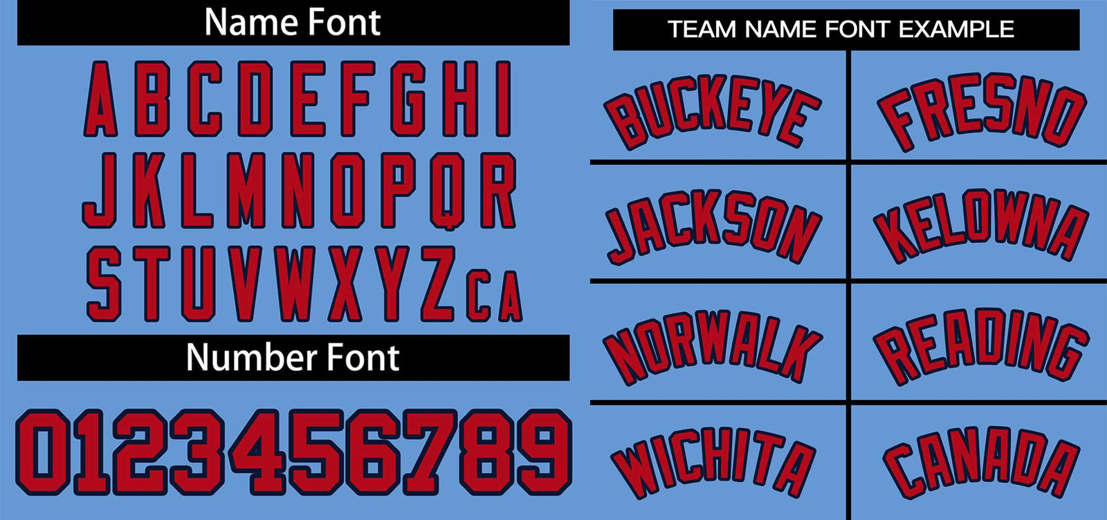 Custom Light Blue Red Classic Style Authentic Two-Button Softball Jersey