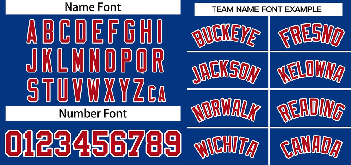 Custom Royal Red-White Classic Style Authentic Two-Button Softball Jersey