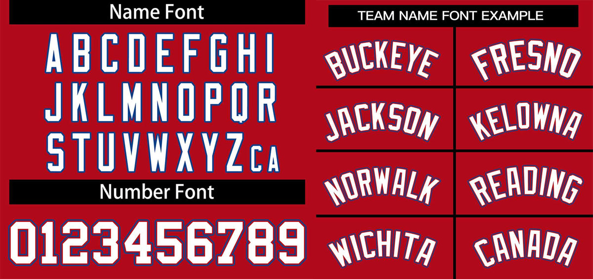 Custom Red White-Royal Classic Style Authentic Two-Button Softball Jersey